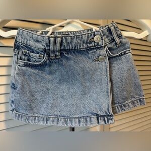 GAP Light Blue Denim Jean Skort for Girls 6